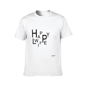 T-shirt - Happy Wife Happy Life